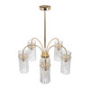 Миниатюра фото потолочная люстра на штанге lumion opulenta 8413/6 французское золото | 220svet.ru